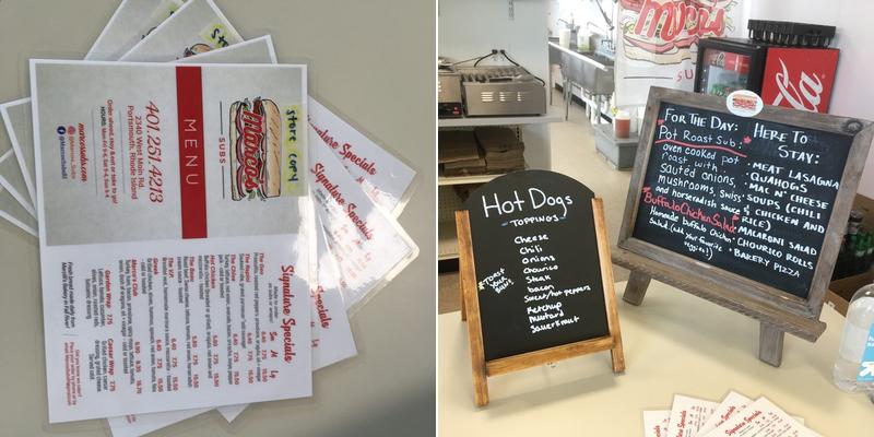 Patriot Petroleum Menu