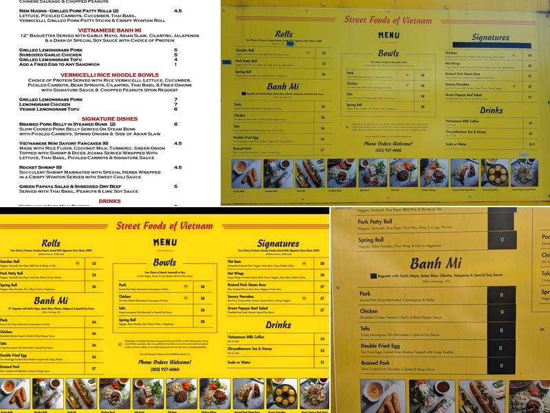 Dolicious Menu