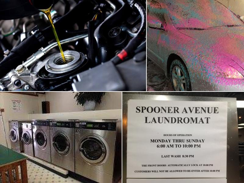 Spooner Avenue Laudromat and Self Service Gas Station