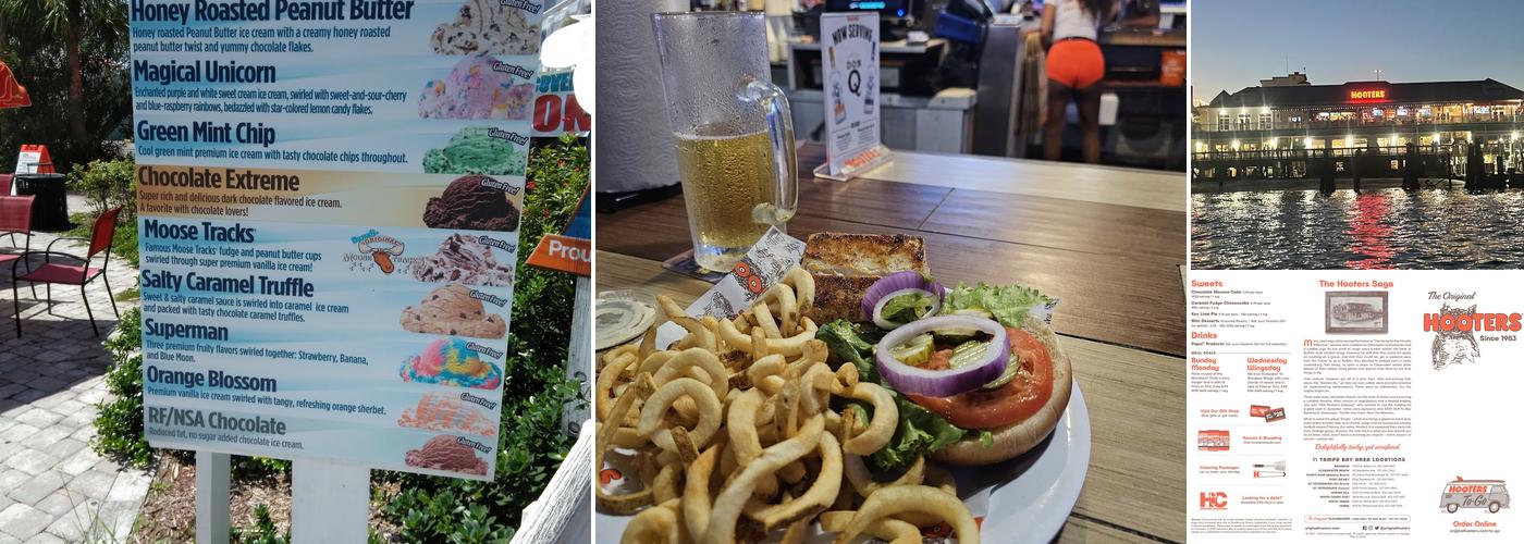 Hooters Menu