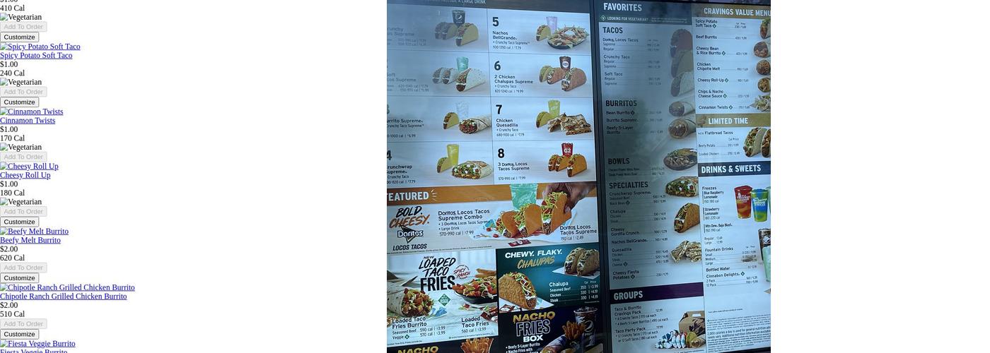 Taco Bell Menu