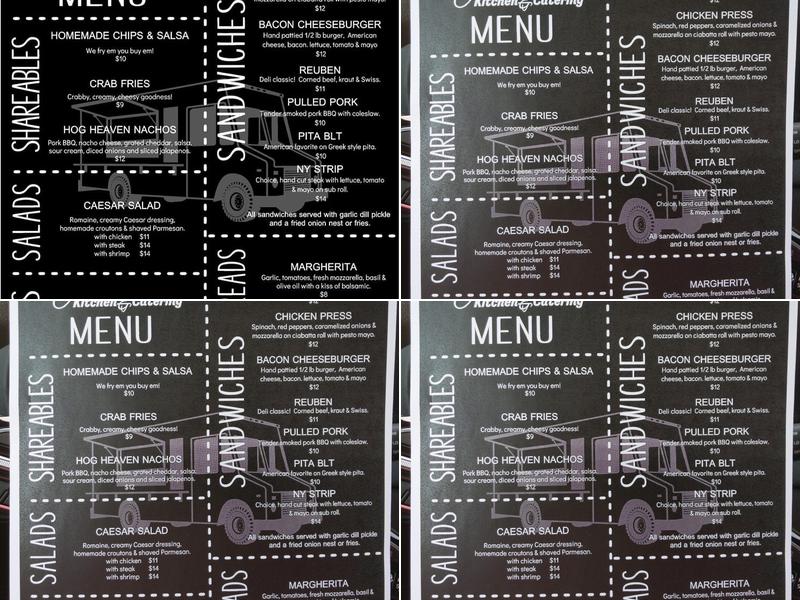 Chef Paul's Kitchen & Catering Menu