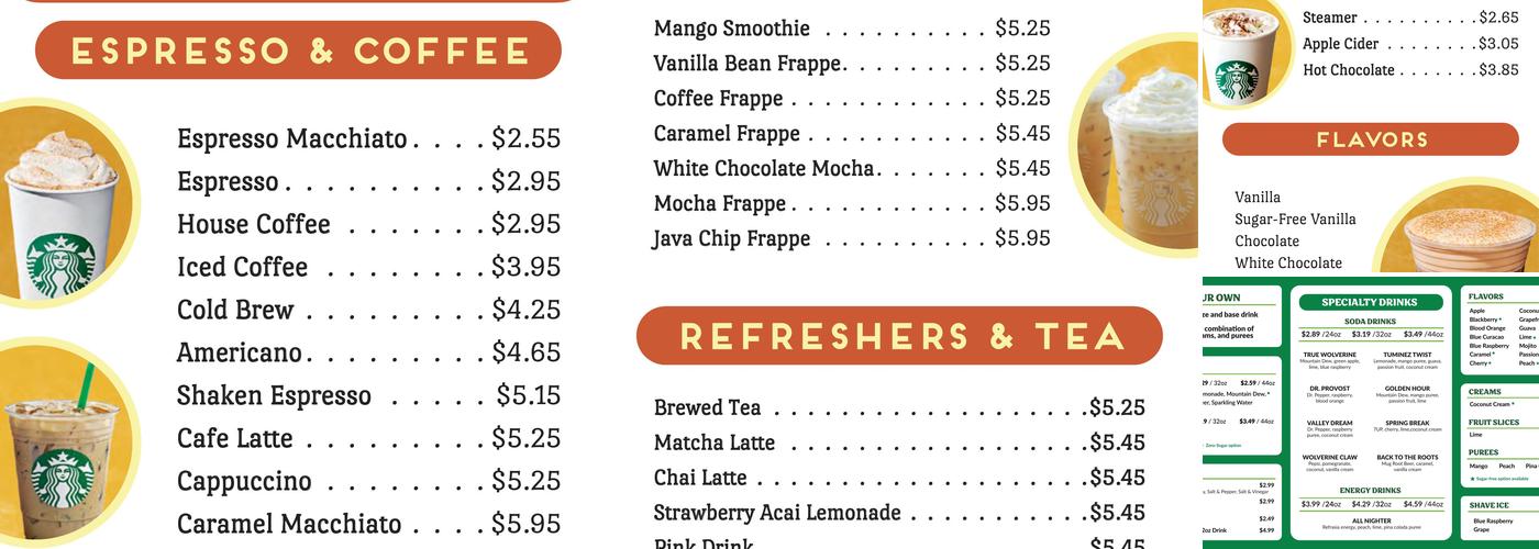 UVU Dining Services Menu