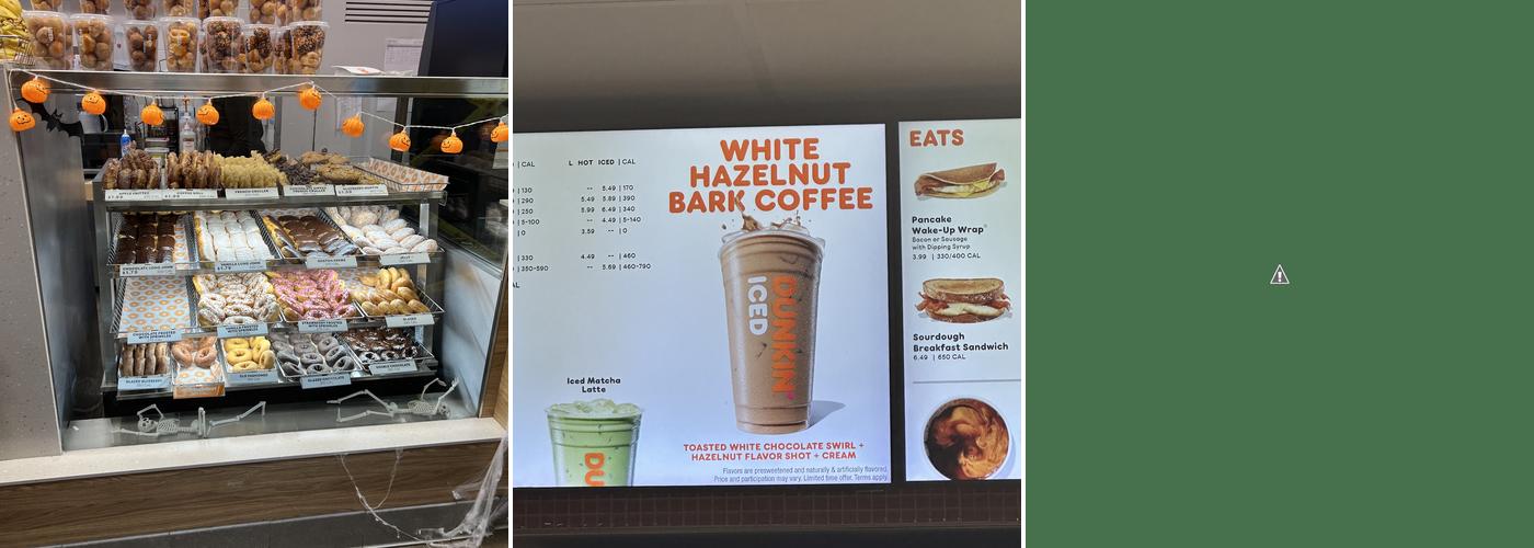 Dunkin' Menu