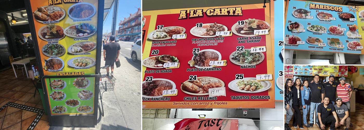 Cuernavaca's Grill Menu