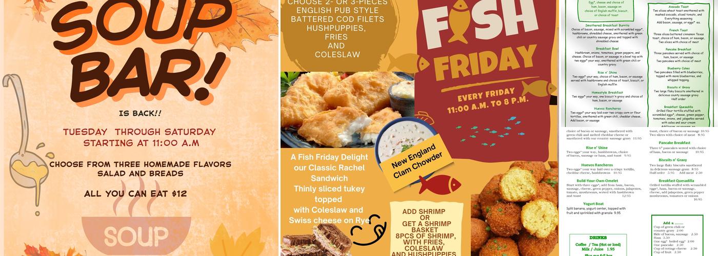 The Rough Bar & Grill Menu