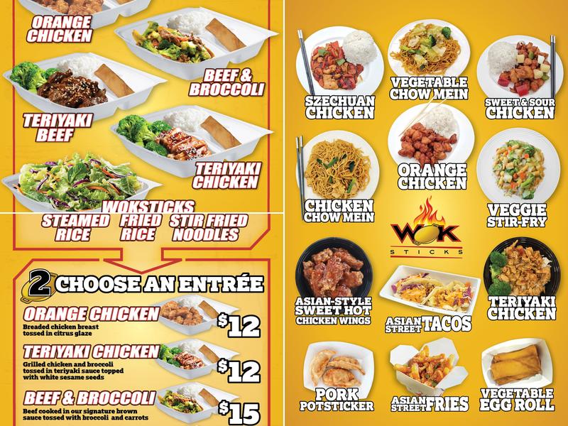 Wok Sticks Menu