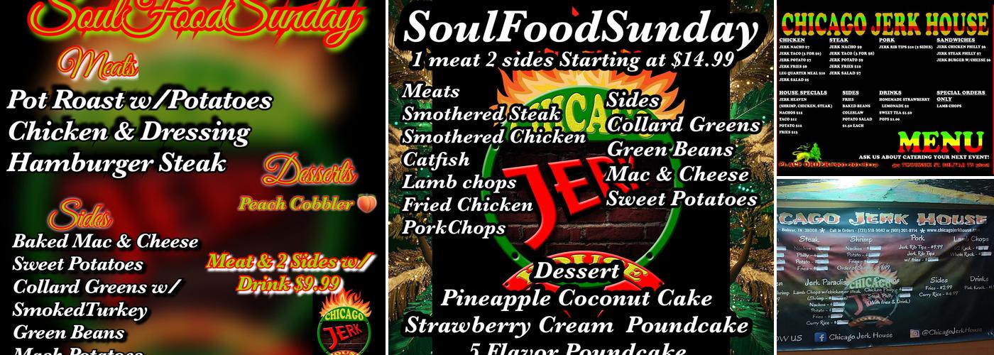 Chicago Jerk House Menu