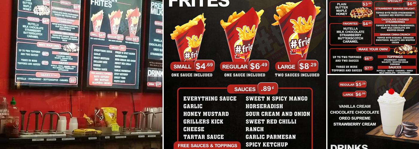 #fries Menu