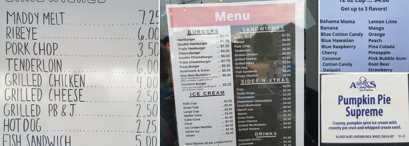 Millie's Chill & Grill Menu