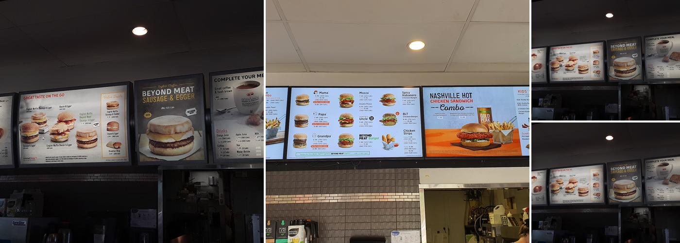 A&W Canada Menu
