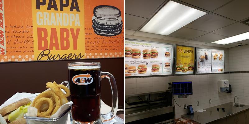 A&W Canada Menu
