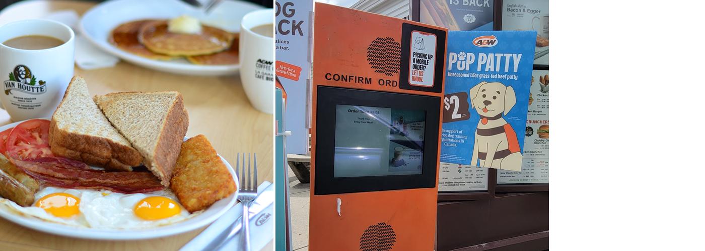 A&W Canada Menu