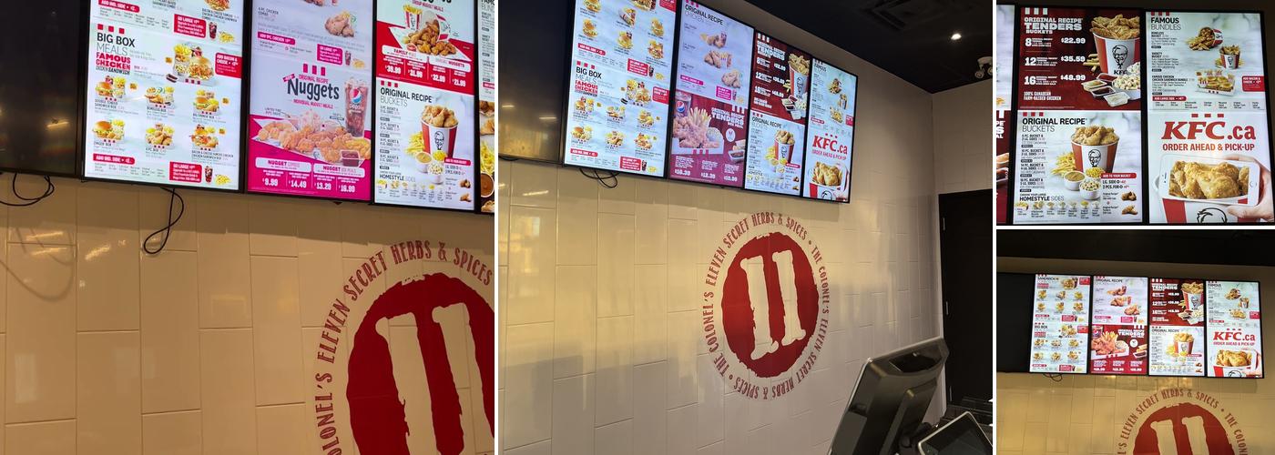 KFC Menu