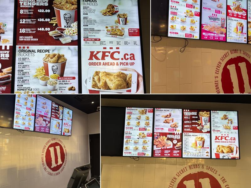 KFC Menu