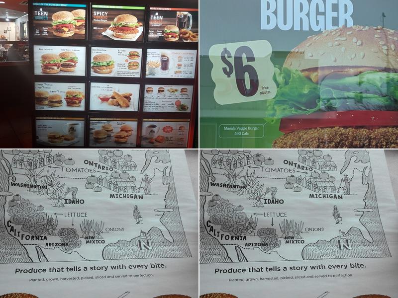 A&W Canada Menu