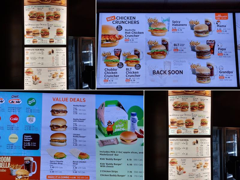 A&W Canada Menu