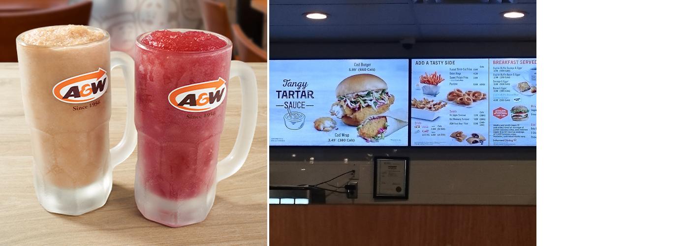 A&W Canada Menu