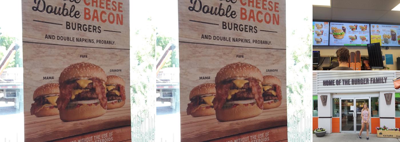 A&W Canada Menu