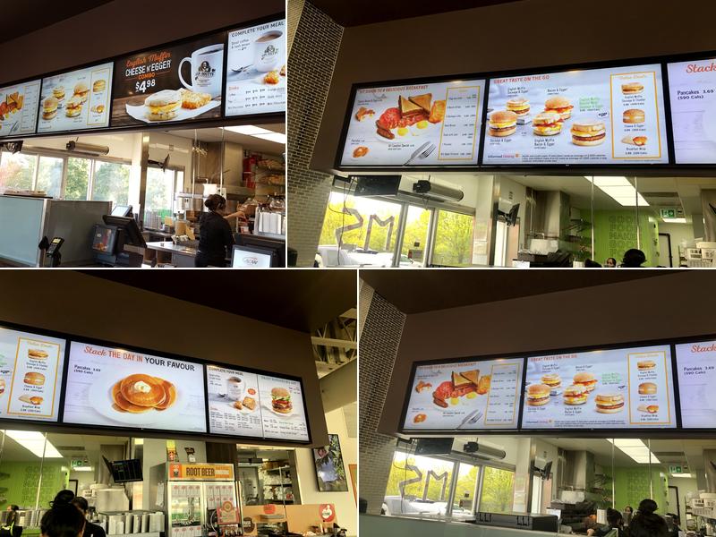 A&W Canada Menu