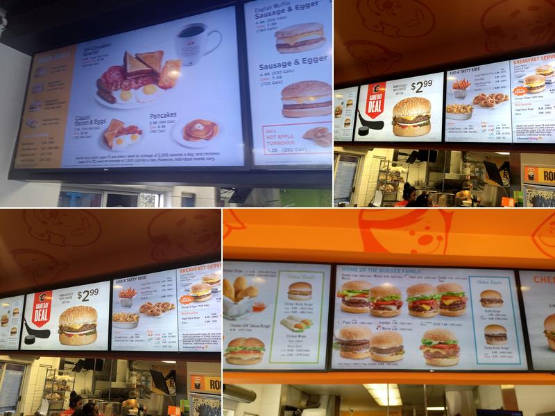 A&W Canada Menu