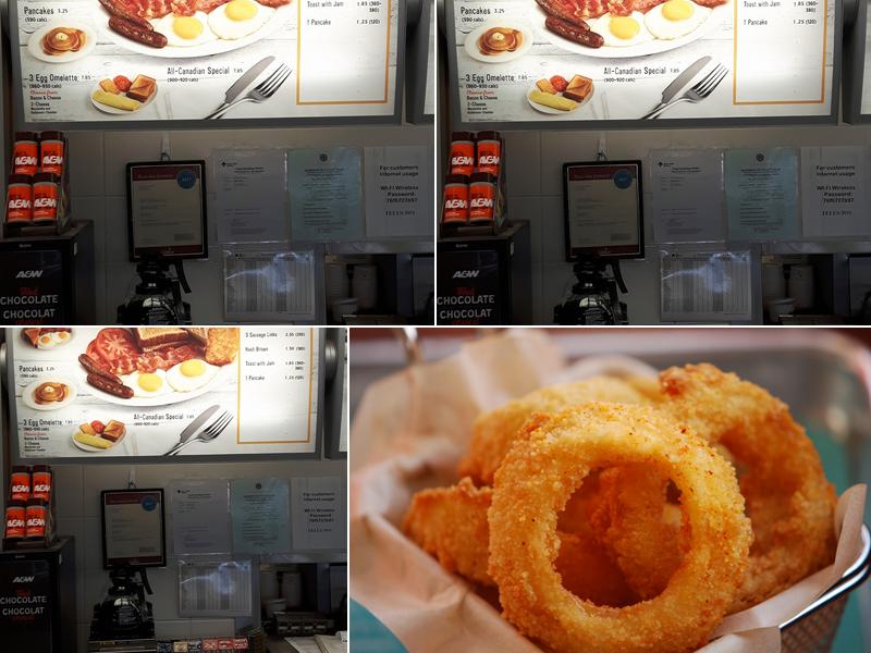 A&W Canada Menu