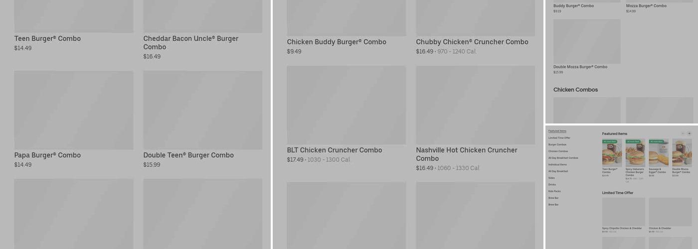 A&W Canada Menu