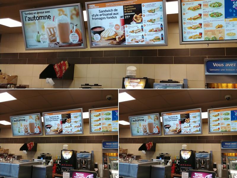 Tim Hortons Menu