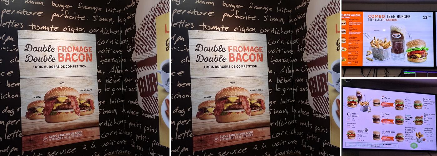 A&W Canada Menu
