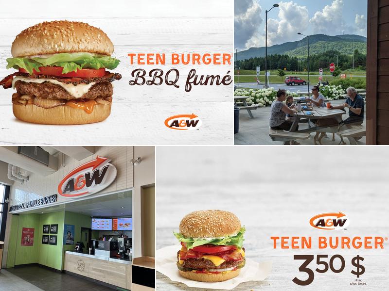 A&W Canada Aire de service de Memphrémagog,  2911 Chem. Milletta, Magog