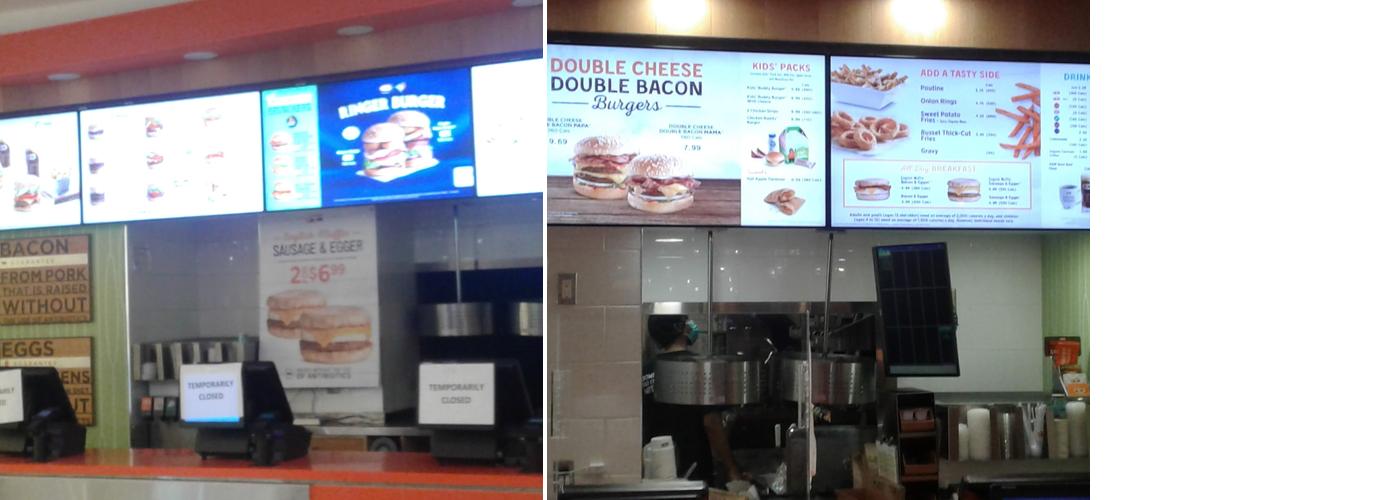 A&W Canada Menu