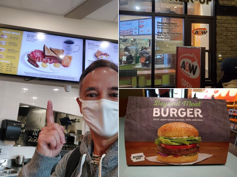 A&W Canada Menu