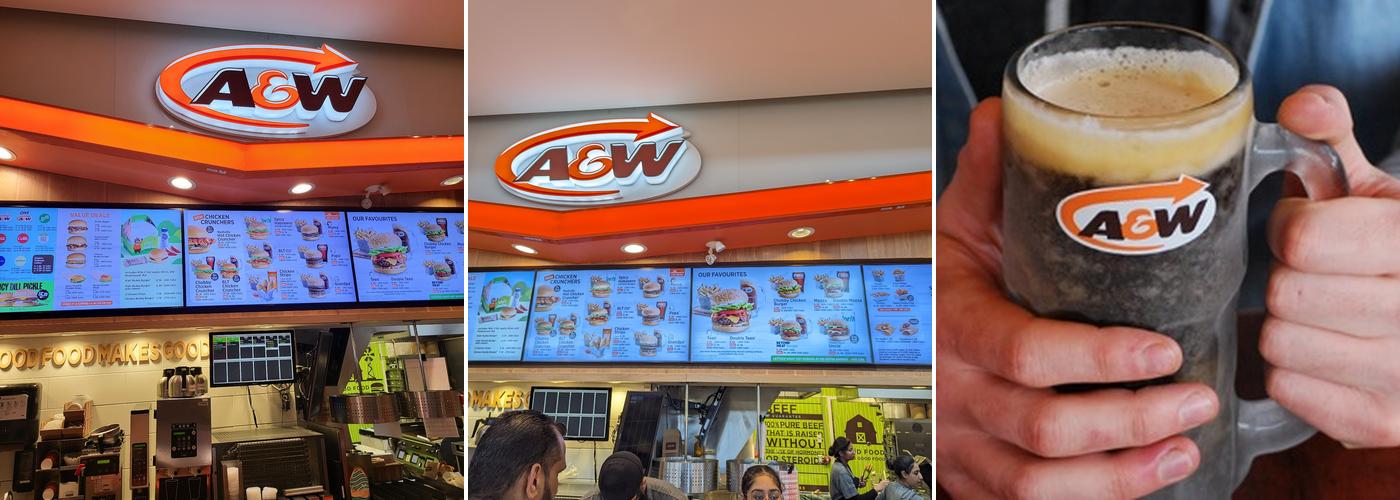 A&W Canada Menu