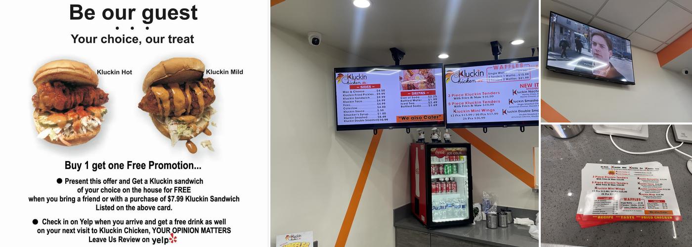 The Kluckin Chicken Menu