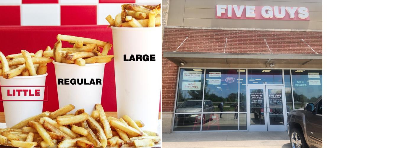 Five Guys Menu