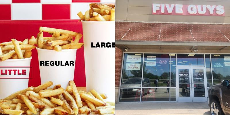 Five Guys Menu