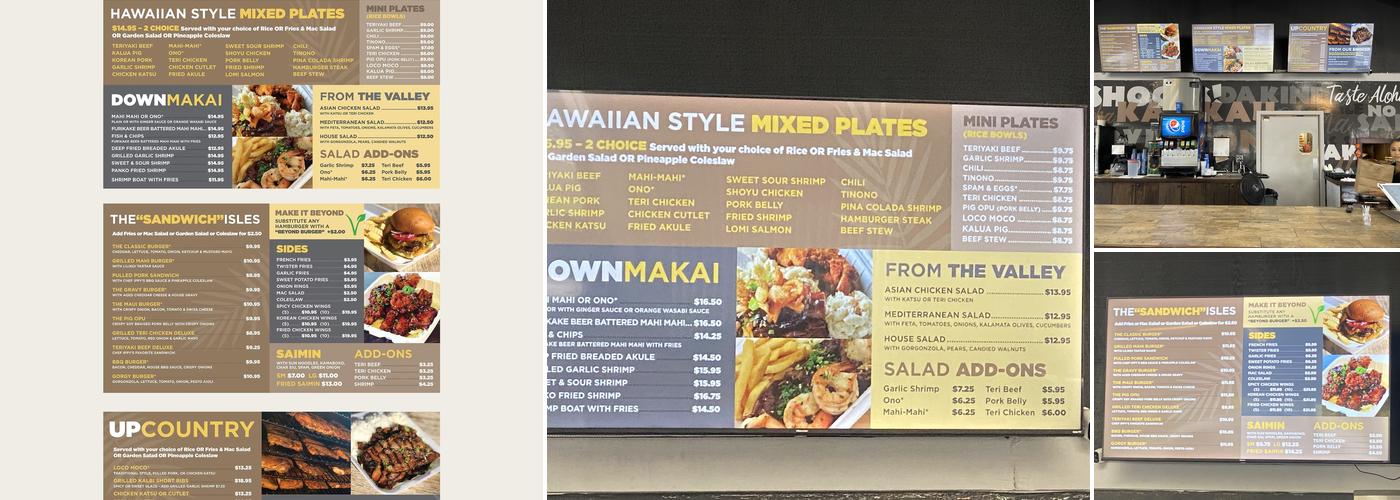 Ippy’s Hawaiian BBQ Menu
