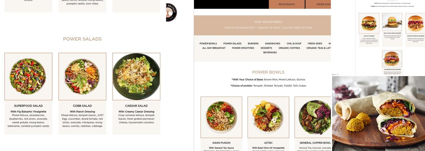 Copper Branch Menu