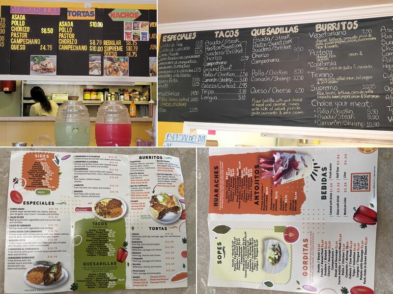 Don Mario's Taqueria Menu