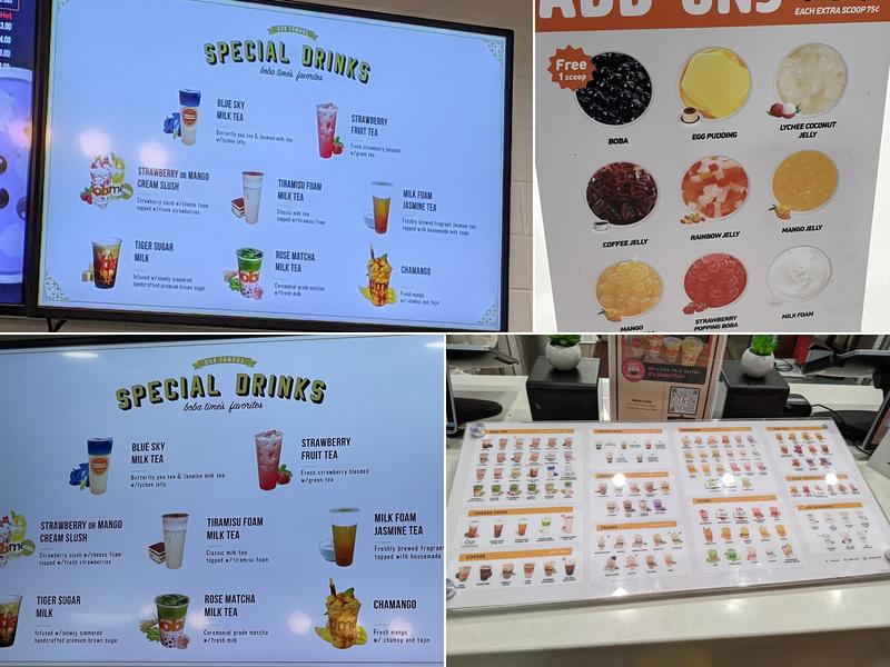 It’s Boba Time - Rancho Cucamonga Menu