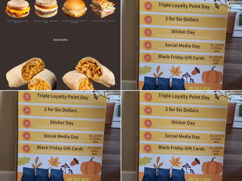 Wake Up Call - Steptoe Menu