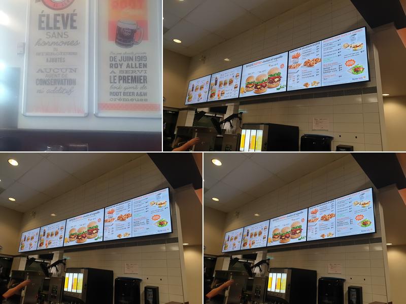 A&W Canada Menu