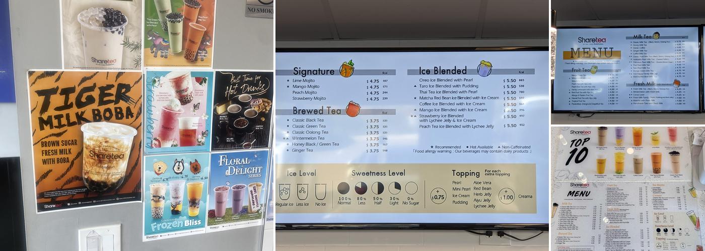ShareTea Menu