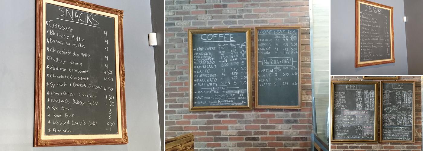 Espressoteric Coffee Co. Menu