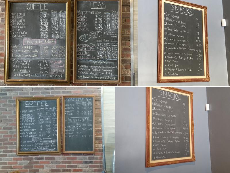 Espressoteric Coffee Co. Menu