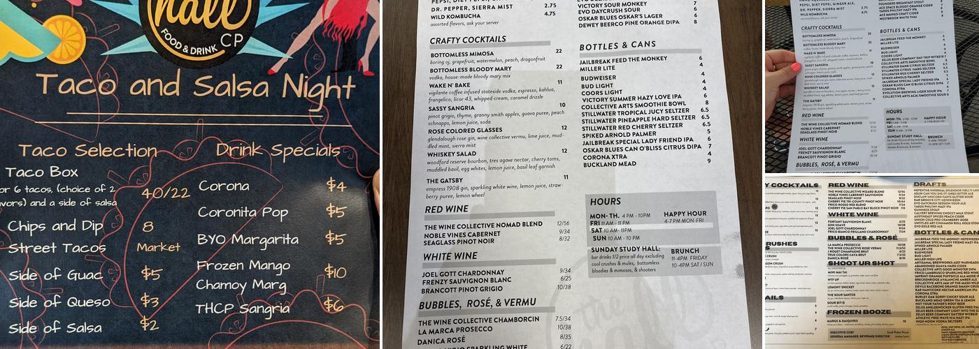 The Hall CP Menu