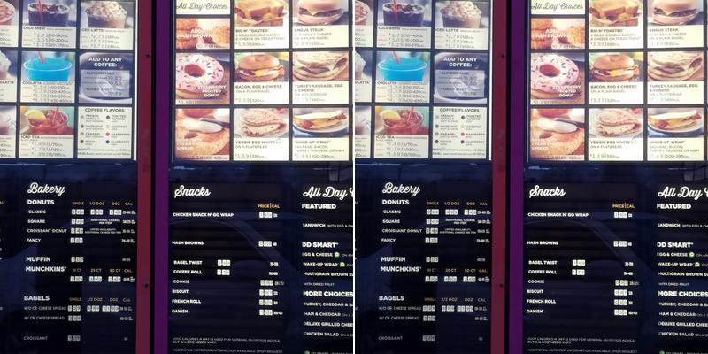 Dunkin' Menu