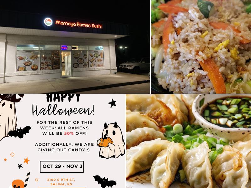 Momoya Ramen and Sushi 2100 S 9th St, Salina