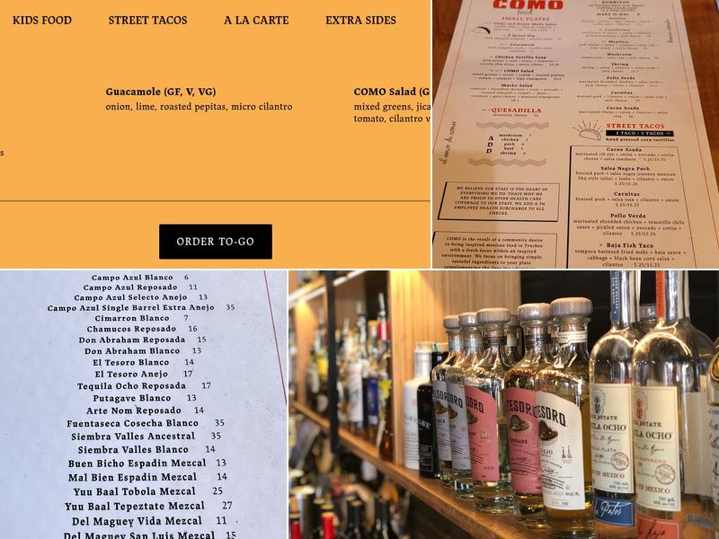 COMO Menu