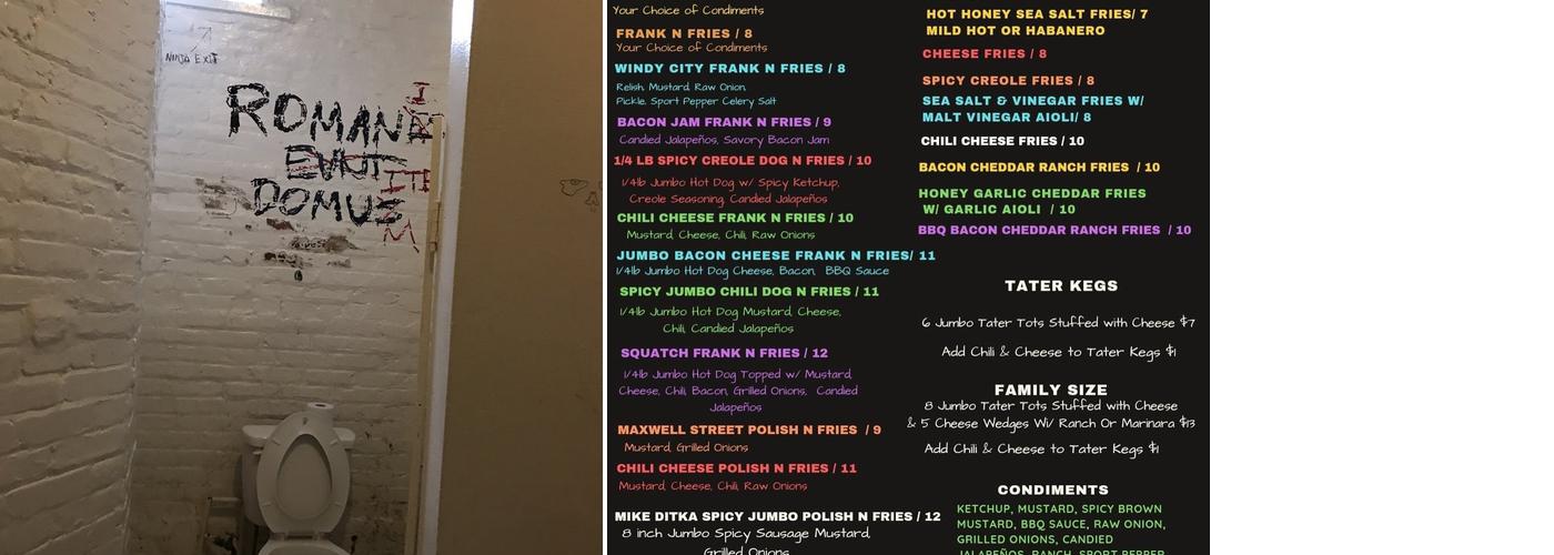 The Garage Menu